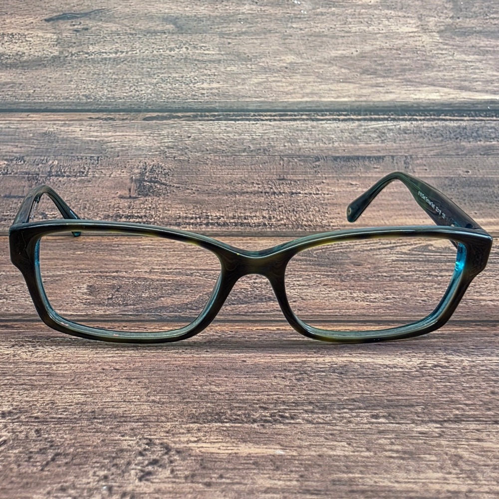 Coach Brooklyn HC 6040 Eyeglass Frames Dark Tortoise Teal 52-16-135 Rectangular
